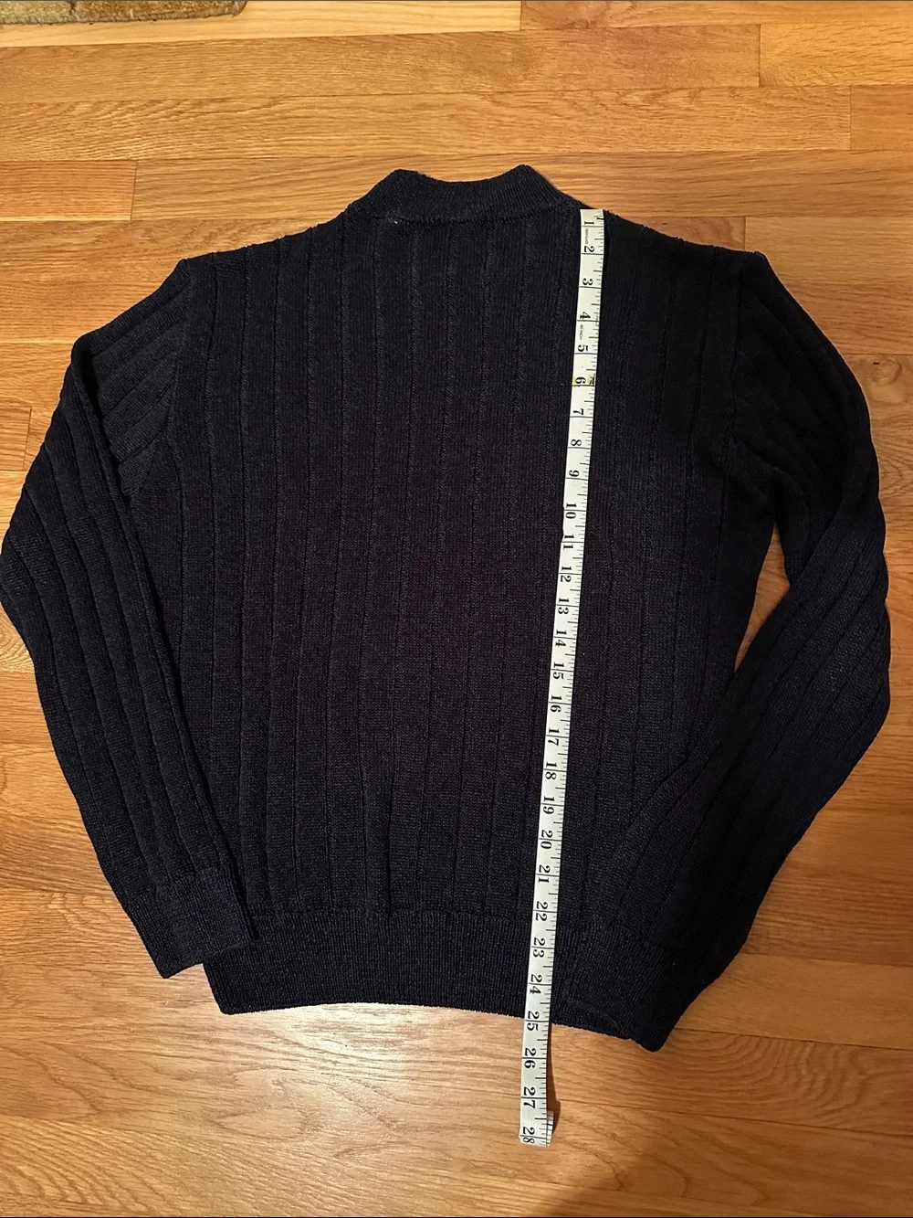 Men's Ribbed Sweater in Navy by Sunglower size medium NWOT Mick Sweater